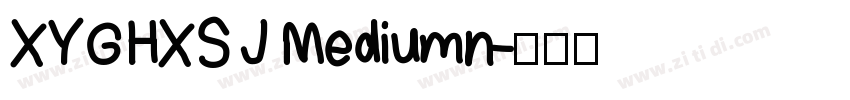 XYGHXS J Mediumn字体转换